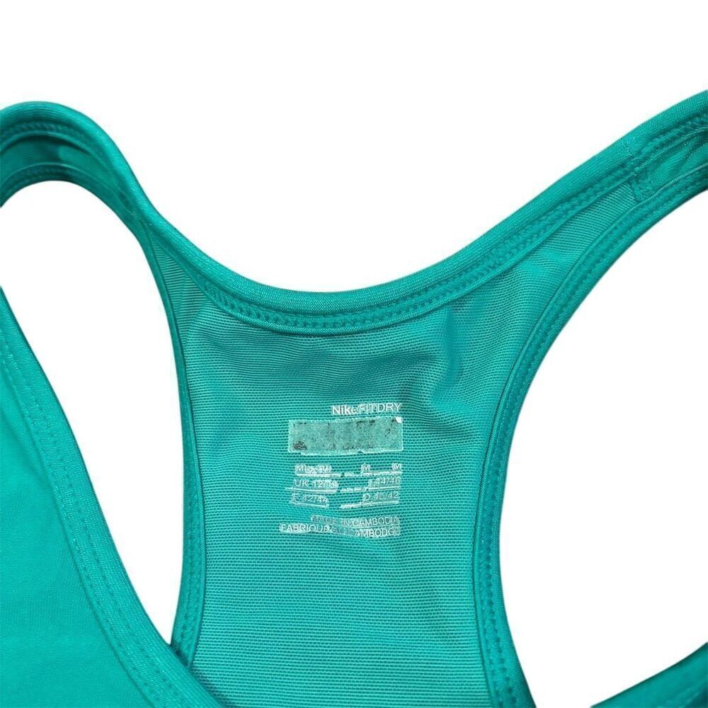 Nike Women's Blue Dri-FIT Racerback Tank Top Size M Athletic Fit - Picture 3 of 11